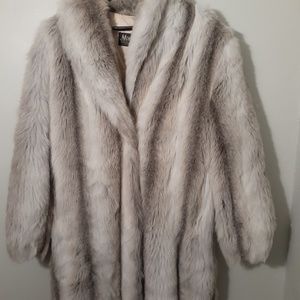 Vintage Faux Fur Long Coat